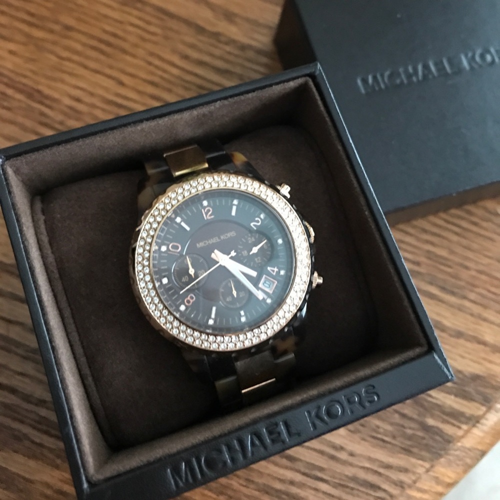 MK tortoise watch